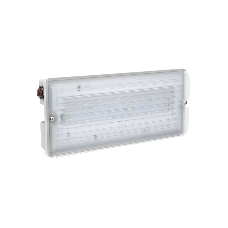 Varton Emergency LED luminaire Compact 2W IP65 3hrs Teletest